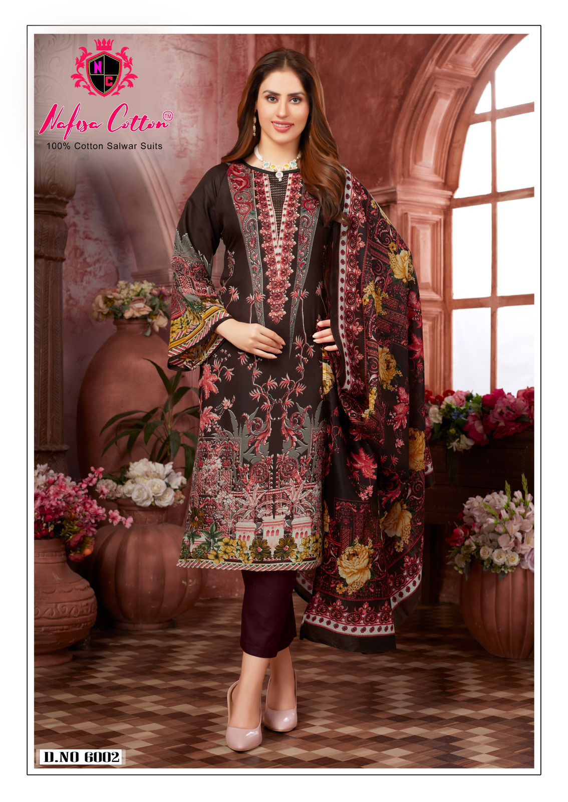 Andaaz Vol 6 By Nafisa Cotton Pakistani Dress Material Suppliers In India
